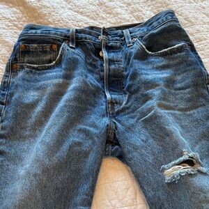 Levi's Distressed Blue Men's Jeans